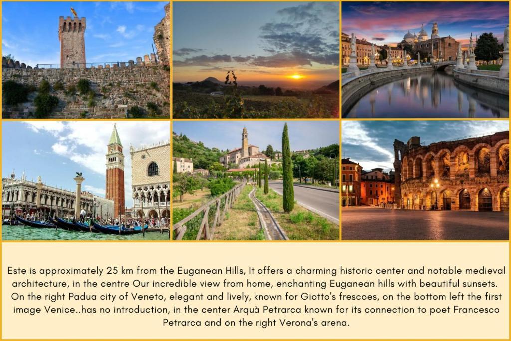 Elegante Appartamento Con Vista - Colli Euganei Teolo Esterno foto